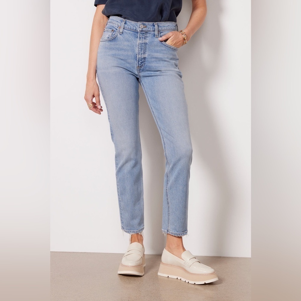 AGOLDE Willow Mid Rise Slim Cropped Jeans size 26